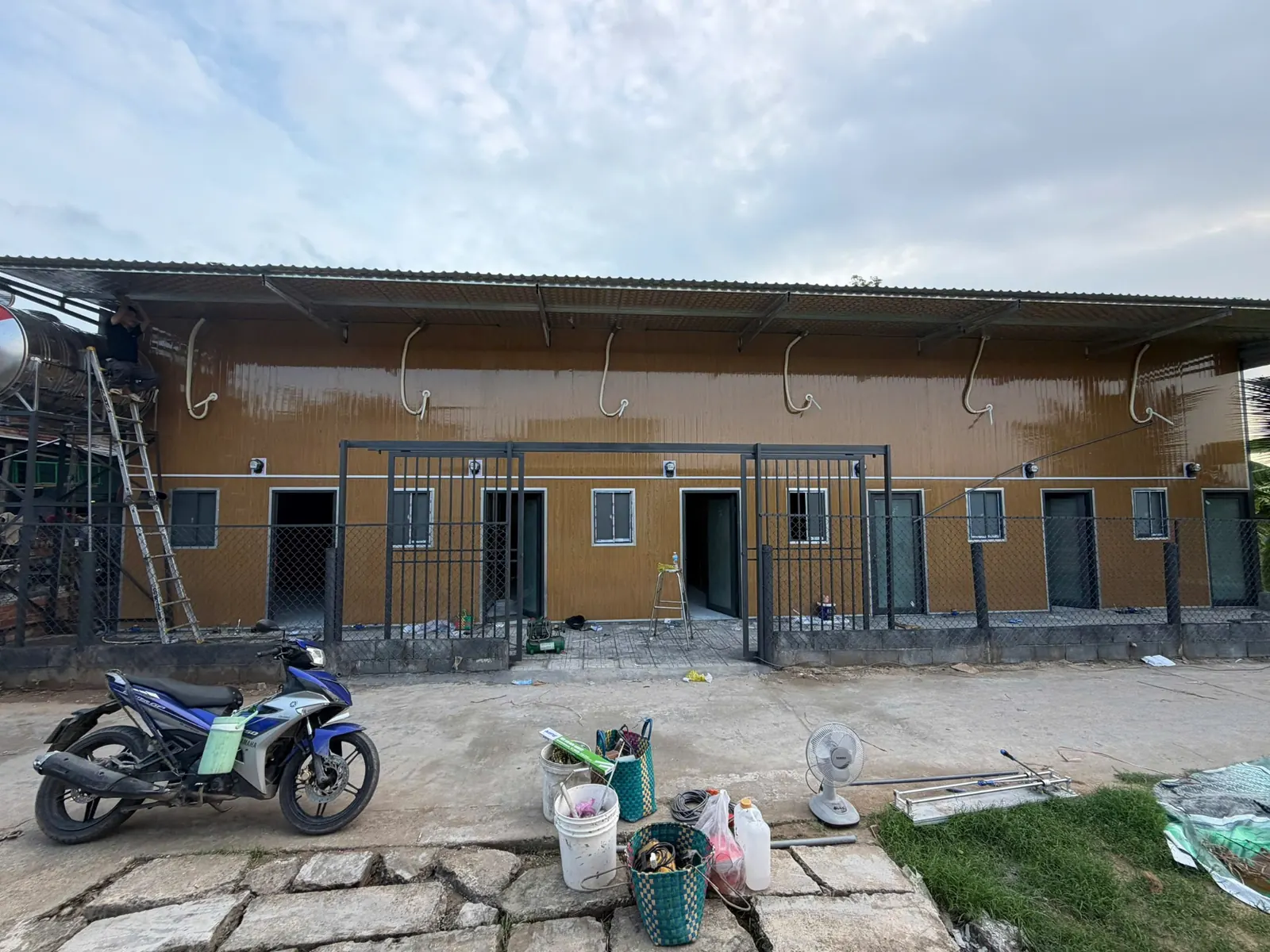 Công trình panel vân gỗ Newstar đã thi công